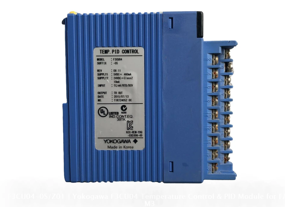 F3CU04-0S/Z01 | Yokogawa F3CU04 Temperature Control & PID Module for FA-M3