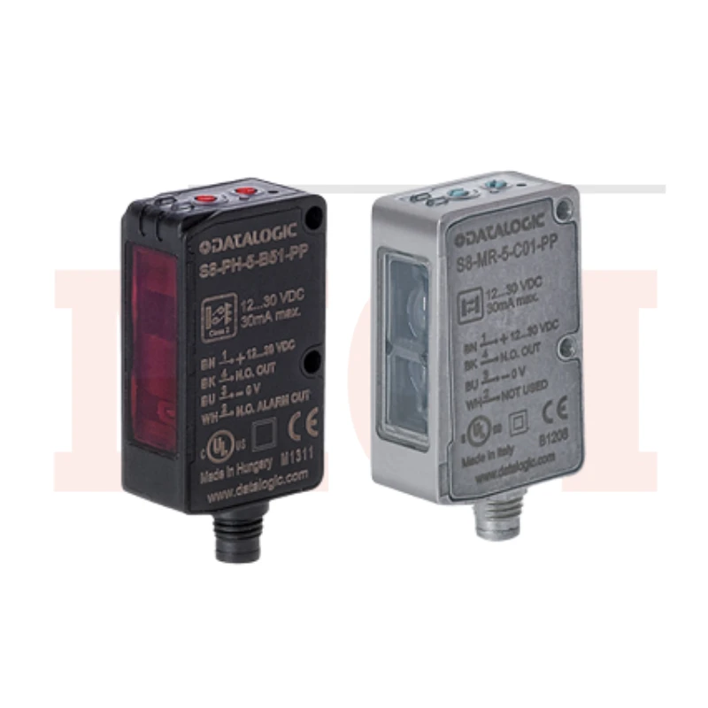 Reflex transparent plastic radial pnp no/nc M8 Datalogic Photoelectric Sensor S8-PR-5-T51-PP
