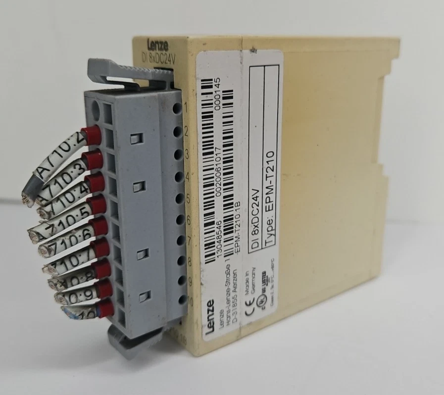 Lenze EPM-T210 DI 8xDC24V Input Output I/O Digital Module Unit Automation